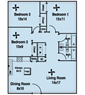 3 Bedroom 2 Bath