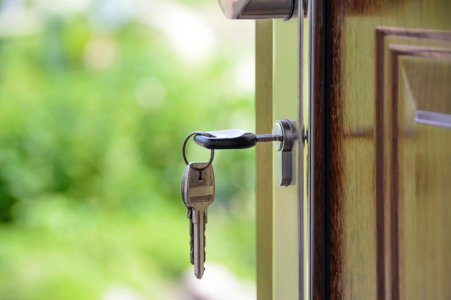 A key lock at an FSU apartment 